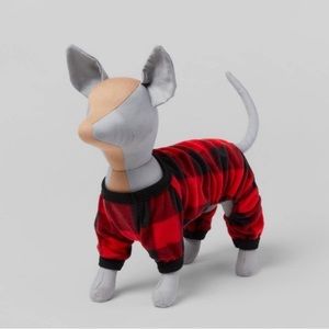 Small dog plaid pajamas